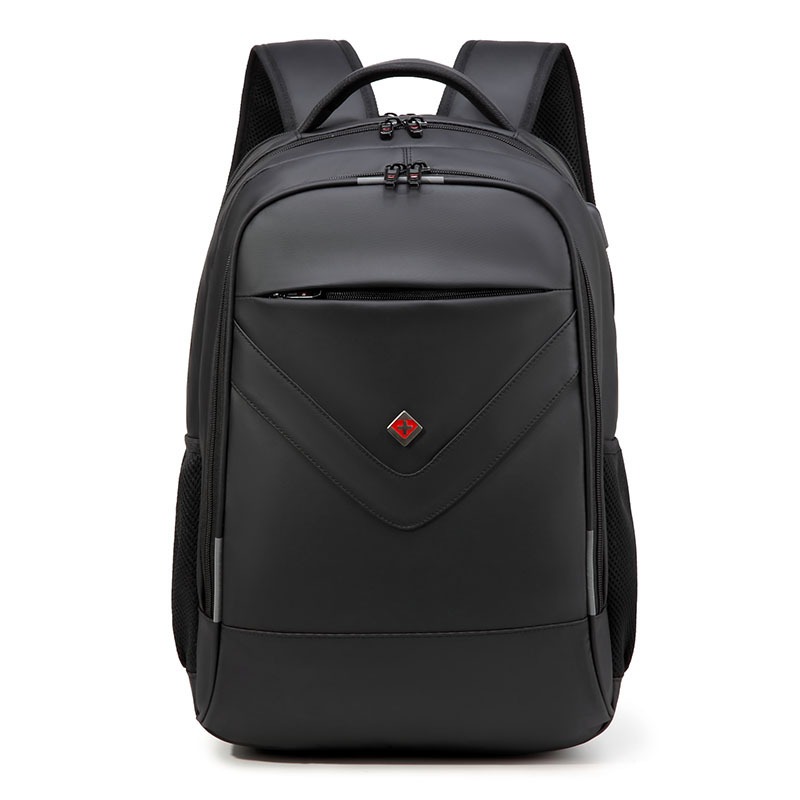 Swissgear 背包 15 英寸防水大容量休閒旅行戶外運動商務筆記本電腦背包男女電腦包(黑色)