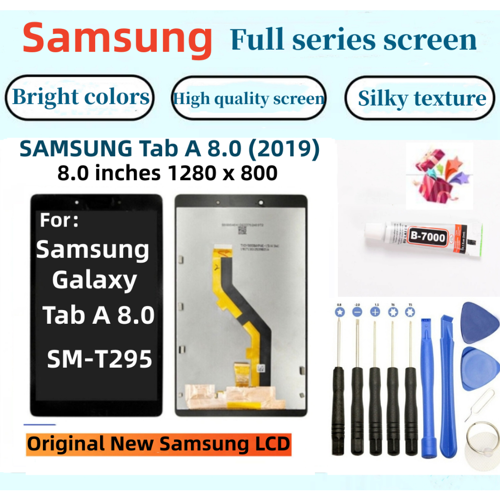 全新Samsung液晶螢幕 適用於 SAMSUNG Galaxy Tab A 8.0 LCD SM-T295 液晶觸控顯