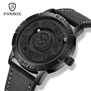 Foxbox 男士手錶防水創意星座滾動珠磁力石英手錶男士