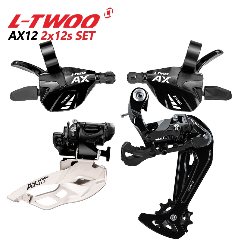 Ltwoo AX12 2x12 速度 3x12 速度套件 24/36 速變速桿前變速器後變速器 2x12s 適用於 MT