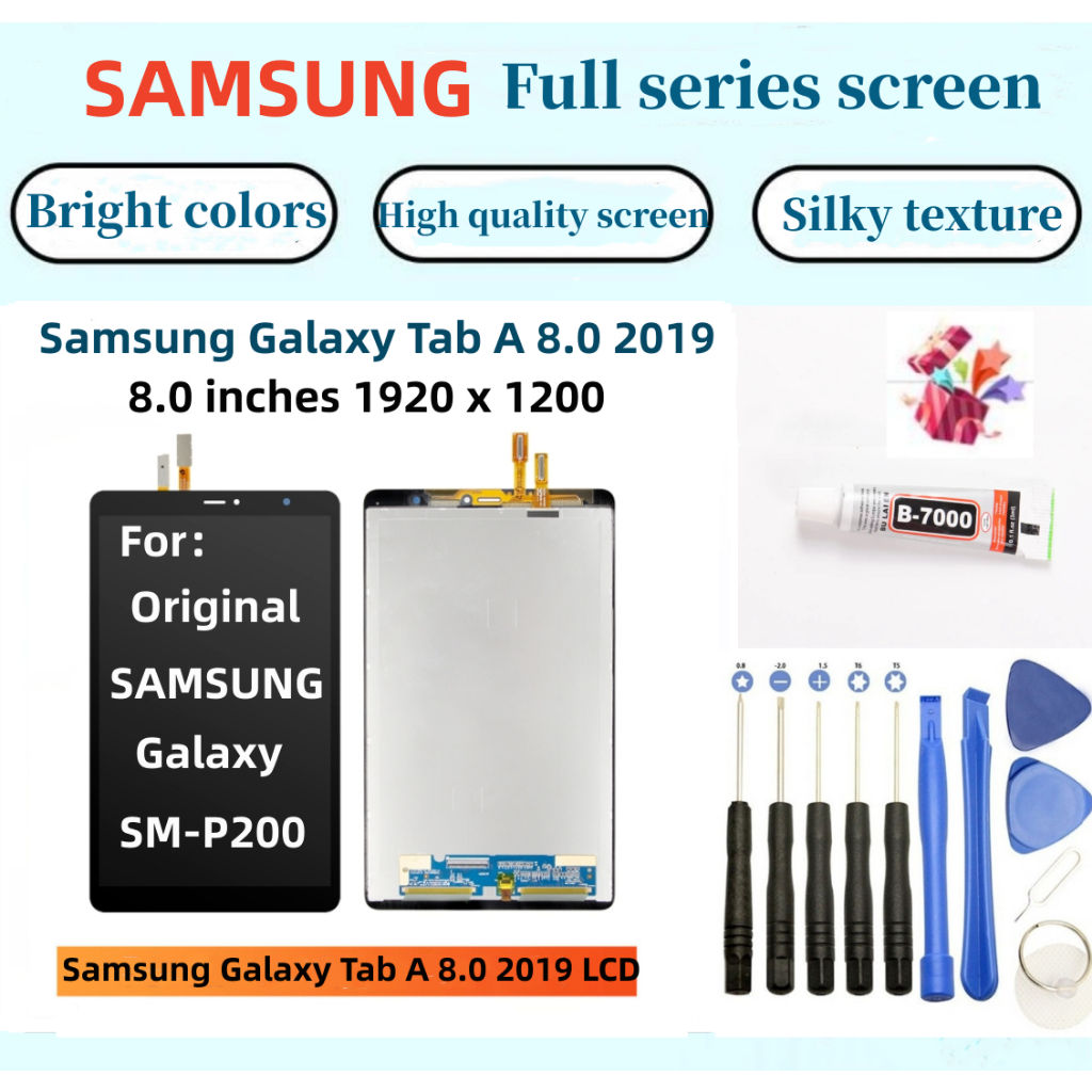全新Samsung液晶螢幕 適用於 Samsung Galaxy Tab A 8.0 2019 LCD SM-P200