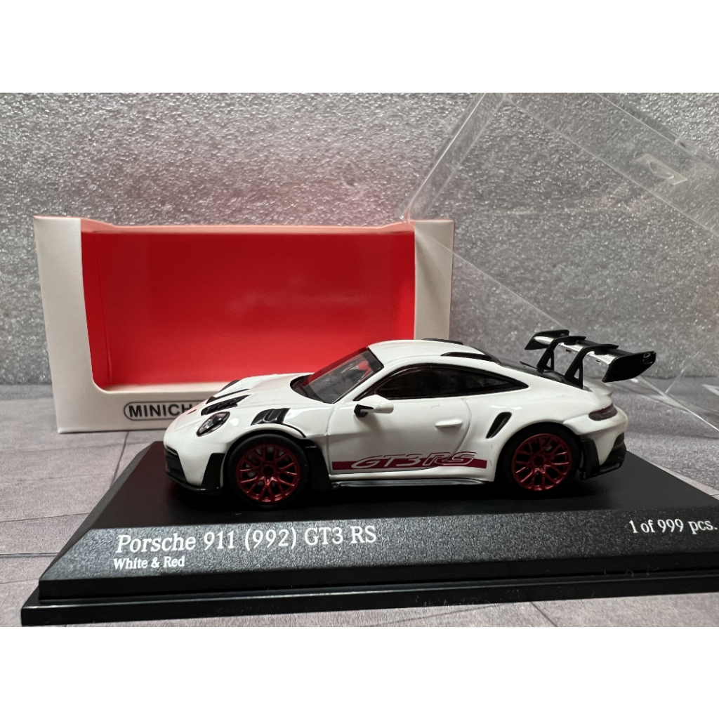 【現貨】MINICHAMPS 1:64 保時捷 911 (992) GT3 RS 合金車模型