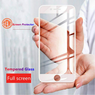 適用於 iPhone 6 6s 7 8 Plus SE2 SE3 螢幕保護膜的全覆蓋鋼化玻璃