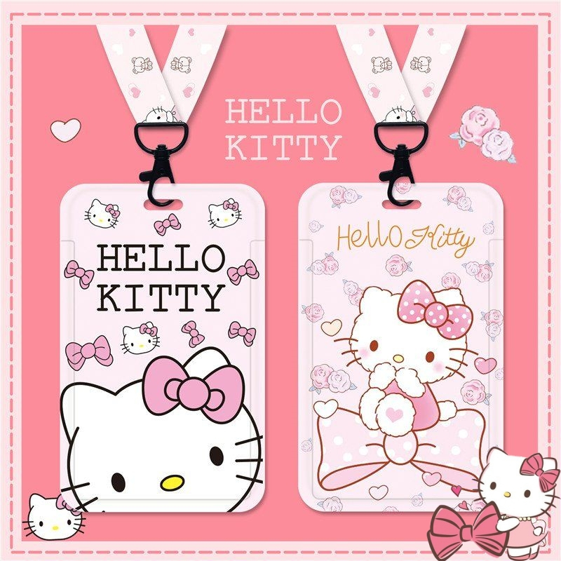 三麗鷗姓名牌 Hello Kitty悠遊卡套 識別證件卡套 門禁卡感應卡套 學生卡套 掛繩卡套 刷卡套 公車卡套 磁卡套