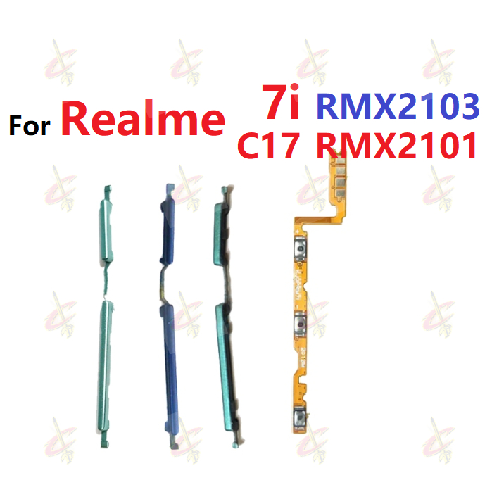 適用於 Realme 7i C17 RMX2103 RMX2101 的電源開關音量按鈕 flex