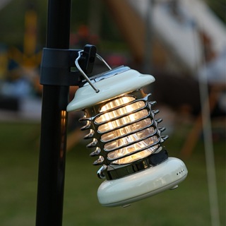 戶外露營燈 天幕帳篷燈 野營LED復古馬燈 營地氛圍燈 庭院裝飾吊燈