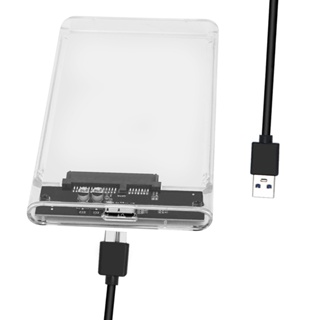 Usb3.0透明移動硬盤盒2.5英寸sata串口ssd 2.5英寸塑料硬盤盒Usb3.0 Sata硬盤盒適用於筆記本電腦