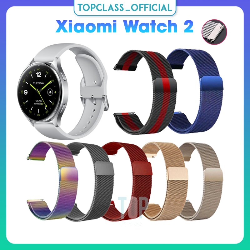 XIAOMI 小米手錶 2 智能手錶的替換磁性金屬錶帶