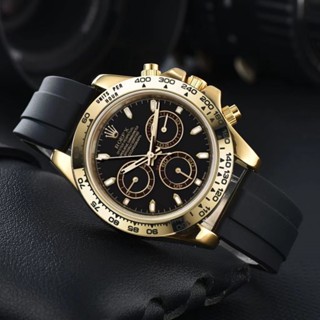 頂級品牌經典奢華時尚商務運動矽膠錶帶男士手錶連衣裙石英腕錶