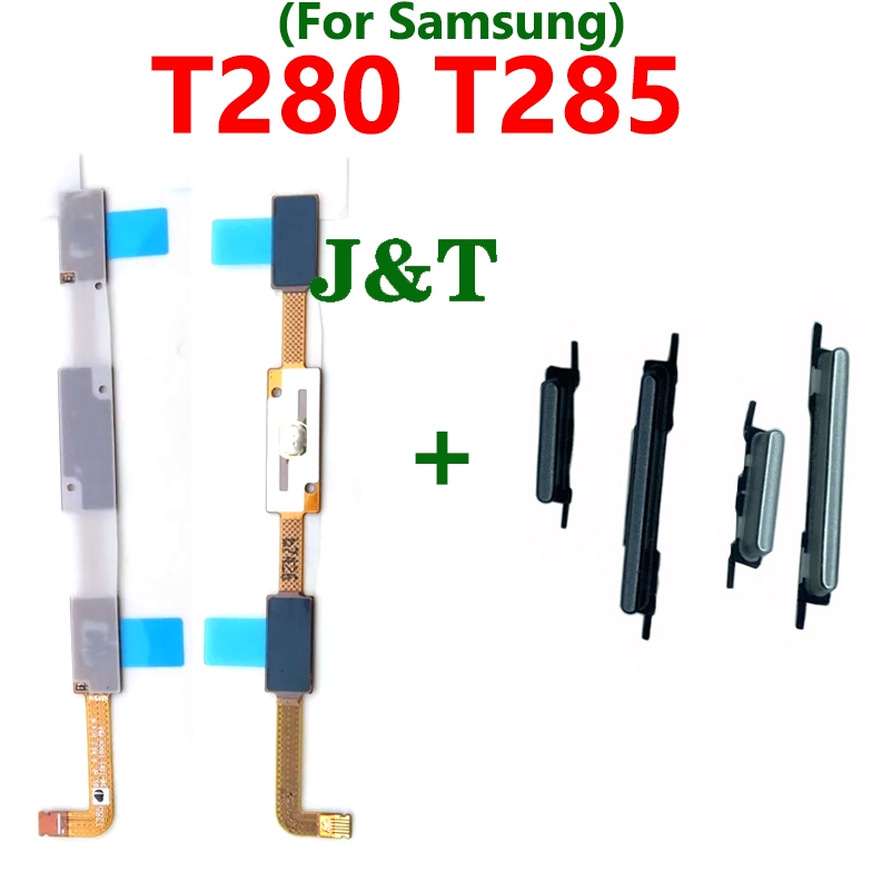 SAMSUNG 電源開/關側鍵音量調高調低按鈕適用於三星 TAB A 7.0 T280 / T285 返回菜單主頁按鈕