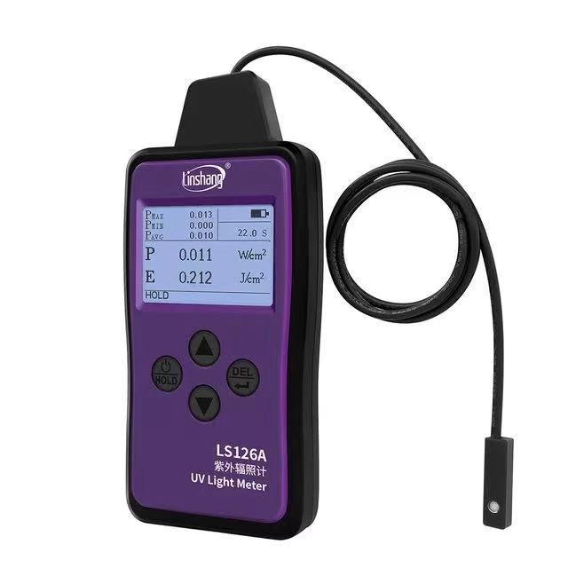 Ls126a UV 照度計 UVA LED 光源超小尺寸測量能量、電力和溫度 LS126A