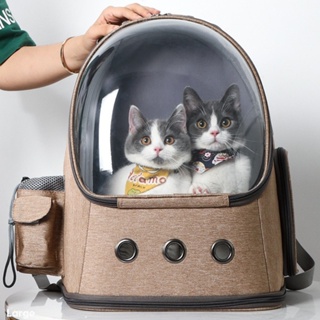 透明航天太空艙寵物背包 寵物包 透氣外出貓包寵物後背包可折疊貓外出背包 貓外出背包 太空包貓咪 寵物後背包 毛孩外出包