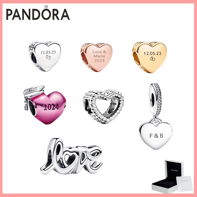 PANDORA 100%正品(帶盒)潘多拉s925純銀代理購買商品生日禮物love吊墜