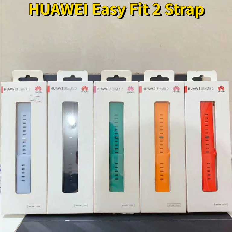 華為 Huawei EasyFit 2 陶瓷釘扣氟橡膠錶帶(22 毫米)適用於 WATCH GT 4 46 毫米,WAT