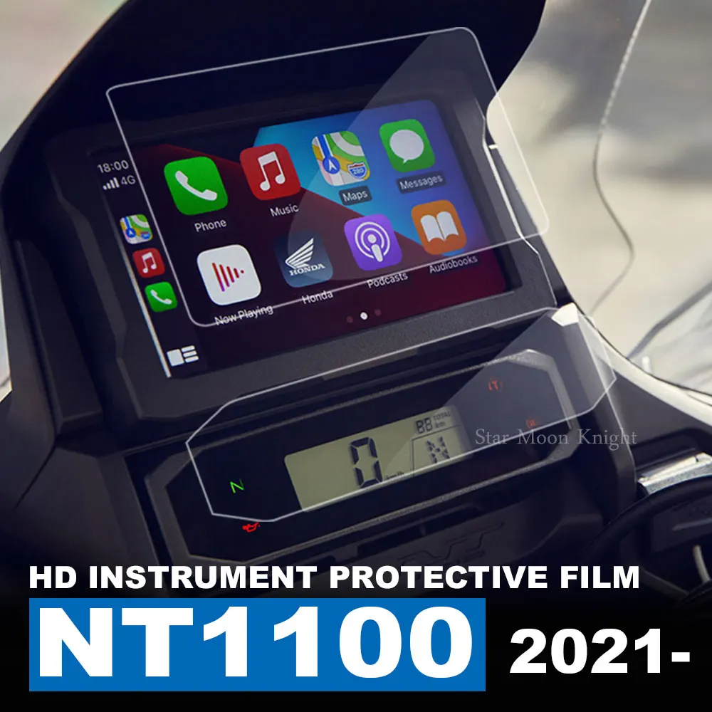 HONDA 摩托車配件高清儀表膜划痕集群屏幕儀表板保護適用於本田 NT 1100 NT1100 2021 2022