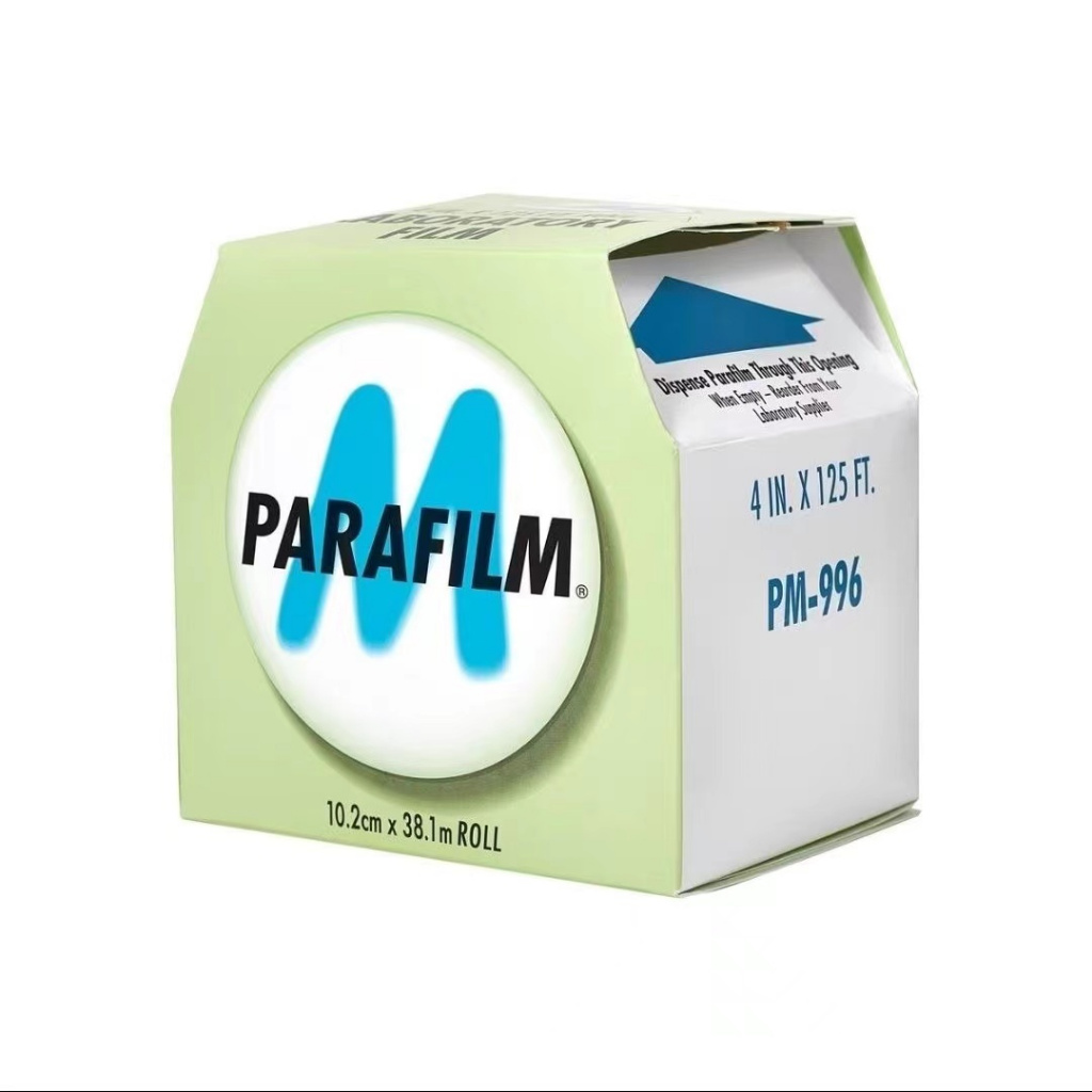 1 盒 Parafilm M PM-996 通用實驗室薄膜 Parafilm 密封膜 4 x 125 英尺