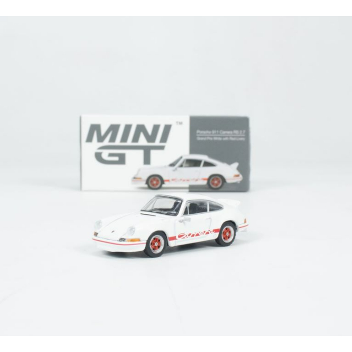 MINI GT 1:64 保時捷 Porsche 911 Carrera RS 2.7 Grand Prix 合金汽車模