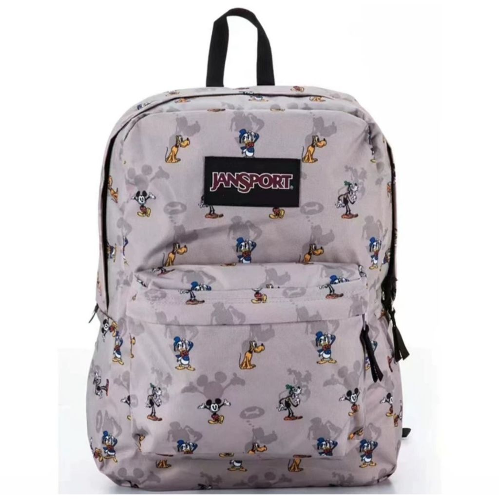 Jansport迪士尼米老鼠雙肩包運動休閒包包男女電腦包包潮人學校校園乞求旅行雙肩包情侶包