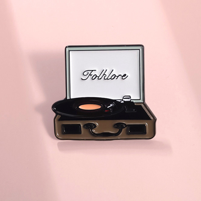 音樂專輯 Folhlore 琺瑯胸針徽章 Taylor Swift 胸針