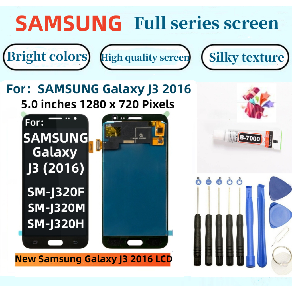 全新Samsung液晶螢幕 適用於 SAMSUNG J3 2016 LCD Galaxy SM-J320 液晶觸控顯示螢