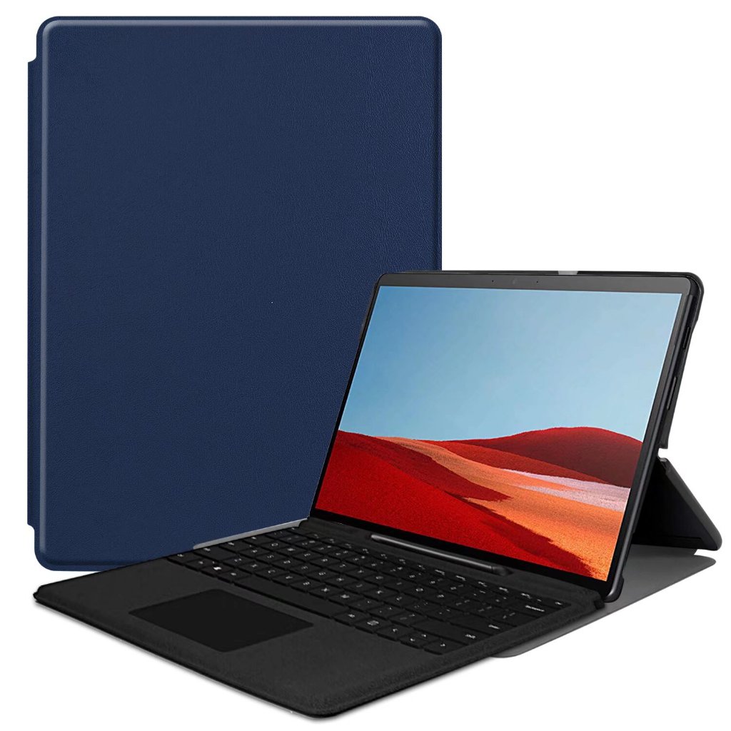 適用微軟Surface Pro X 13寸平板電腦保護外殼可放鍵盤皮套