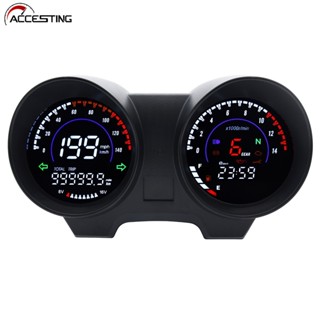 HONDA 2023 數字儀表板 LED 電子摩托車轉速表車速表適用於巴西 TITAN 150 本田 CG150 Fan