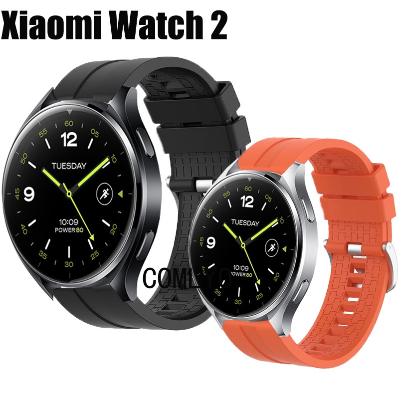 適用於 XIAOMI watch 2 錶帶 小米智能手錶2 矽膠 柔軟 運動 女士 男士 戶外 腕帶
