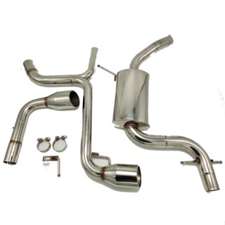 帶 Catback 的雙排氣落水管適用於大眾高爾夫 GTi MK6 2009 - 2012*&**
