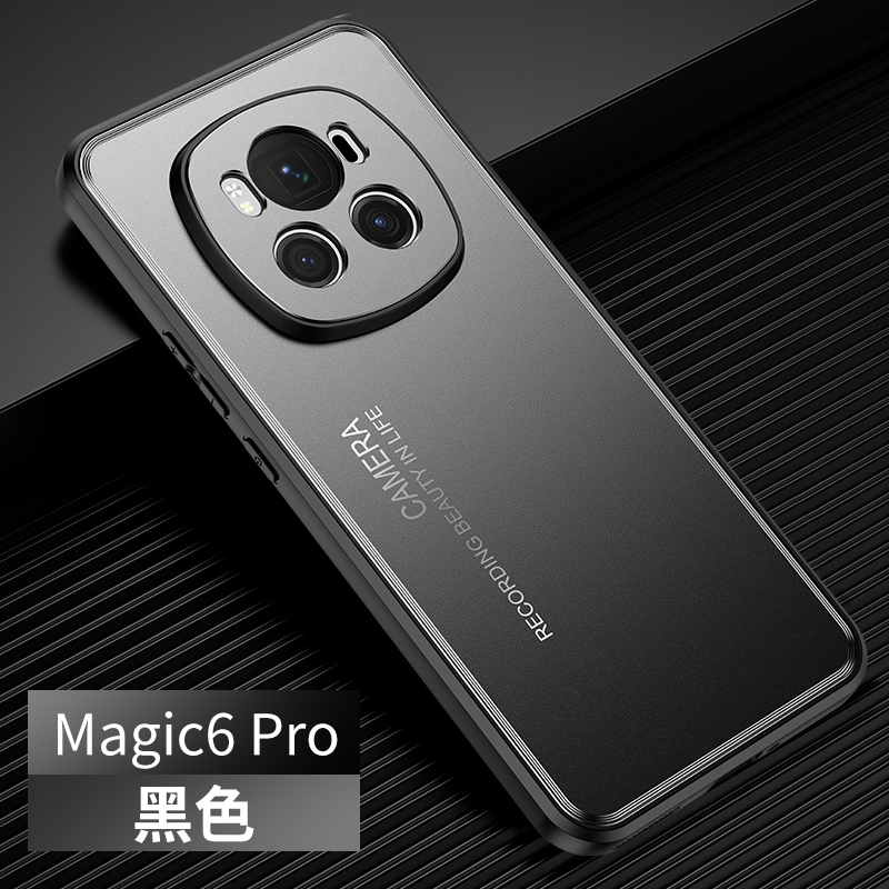 Honor Magic 6 Pro case For Honor Magic 6 Pro【磨砂鋁合金+TPU防震手機殼保