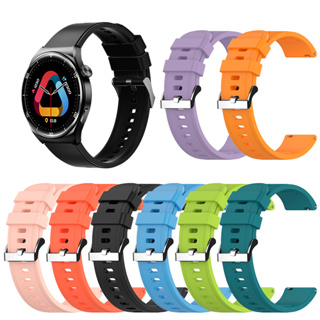 矽膠錶帶適用於QCY Watch GS2錶帶Watch GTS運動腕帶Watch GTC透氣手錶錶帶