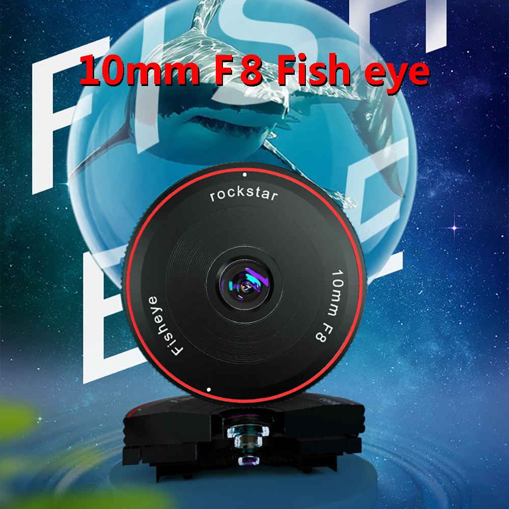 Astrhori 10 毫米 F8 魚眼相機鏡頭 APS-C 固定鏡頭適用於索尼 E 富士 x M4/3 佳能 Eos