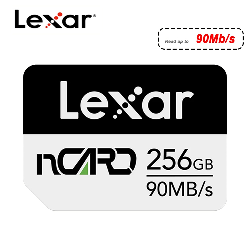 雷克沙高速NM Card 128GB  256GB  速度最高可達90Mb/s，適用於P50/P40/P30/Mate4