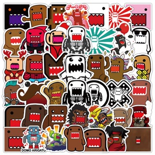 【50 件】domo-kun 貼紙日本卡通兒童貼紙筆記本電腦/手機/行李裝飾文具