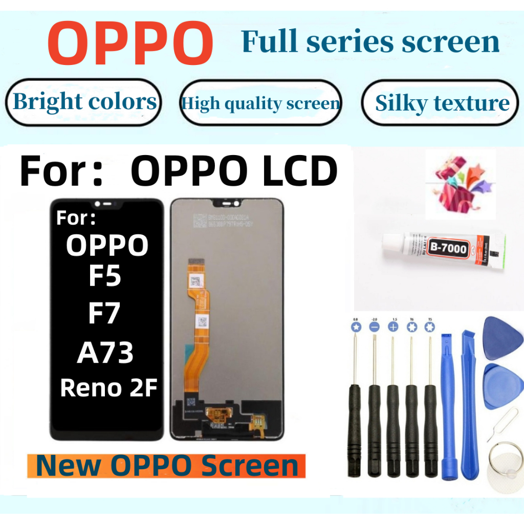 全新OPPO液晶螢幕 適用於 OPPO F7 A3 CPH1819 LCD OPPO F5 A73 Reno 2F 液晶