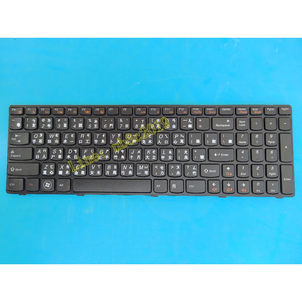 聯想B570 V570 V570C V580 Z570 Z575 B580 B575E B590 繁體中文注音鍵盤