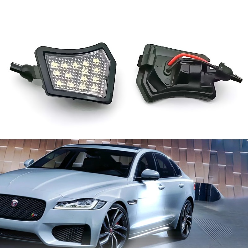 富豪Volvo C30 C70 S40 S60 S80 XC90後視鏡燈LED倒車鏡迎賓燈V50V60XC70