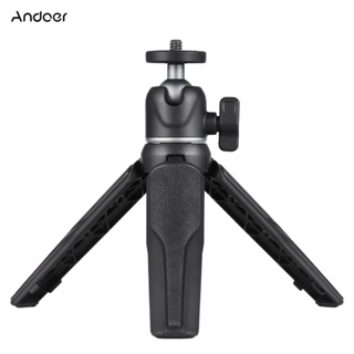 Andoer MT-08 迷你可擴展台式三腳架 手持攝影支架 帶柔性球頭 1/4 英寸螺絲接口 [TOMO]