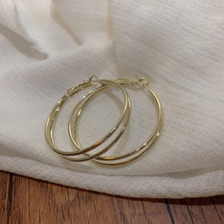 時尚金屬設計感環狀耳環復古飾品
