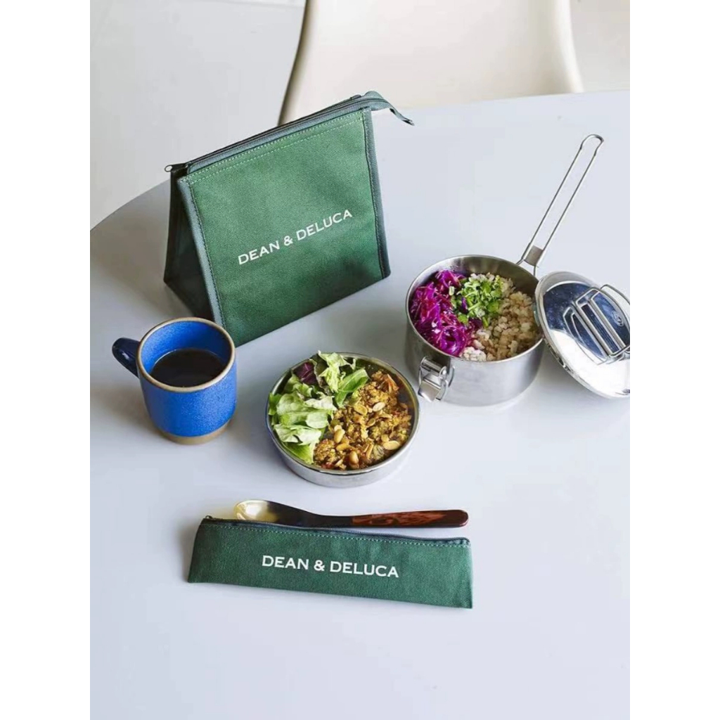 日本雜誌附錄贈品包現貨大牌保冷保溫便當袋便攜餐具筷子一人食午餐包
