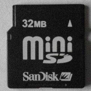 Sandisk(晟碟) 32MB Mini SD存儲卡