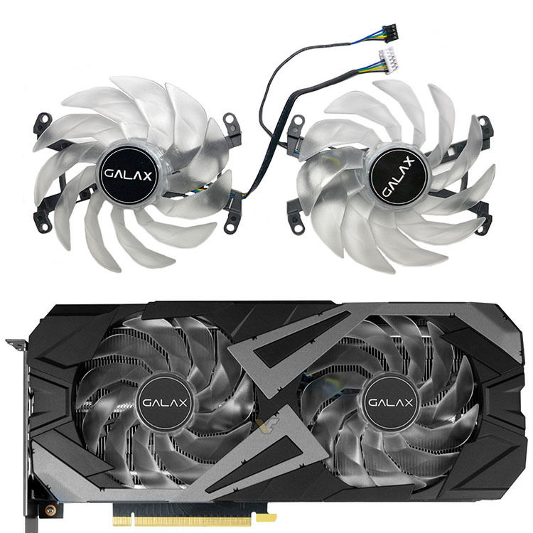 Galax RTX3060ti 3070 3070TI EX 黑色顯卡散熱風扇