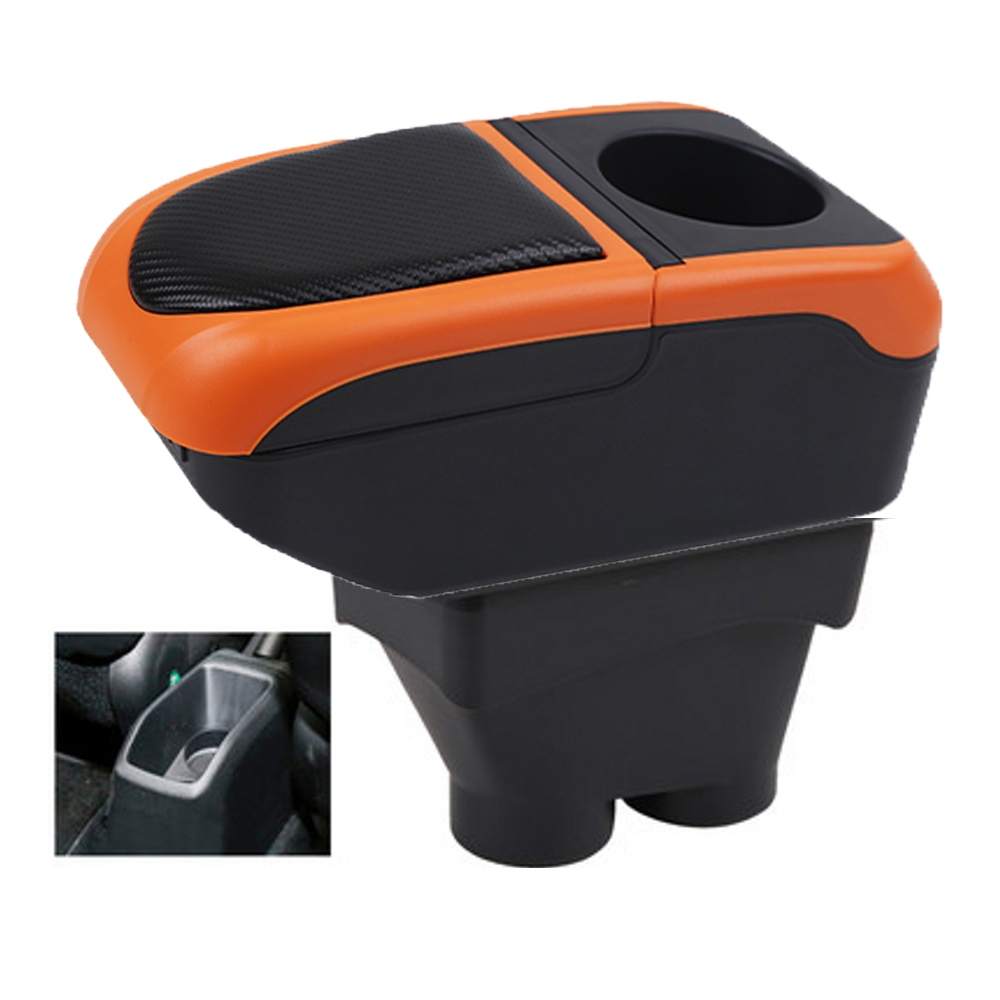PEUGEOT 汽車標致 208 扶手箱中控台儲物肘托臂帶手機充電 USB 接口杯架扶手