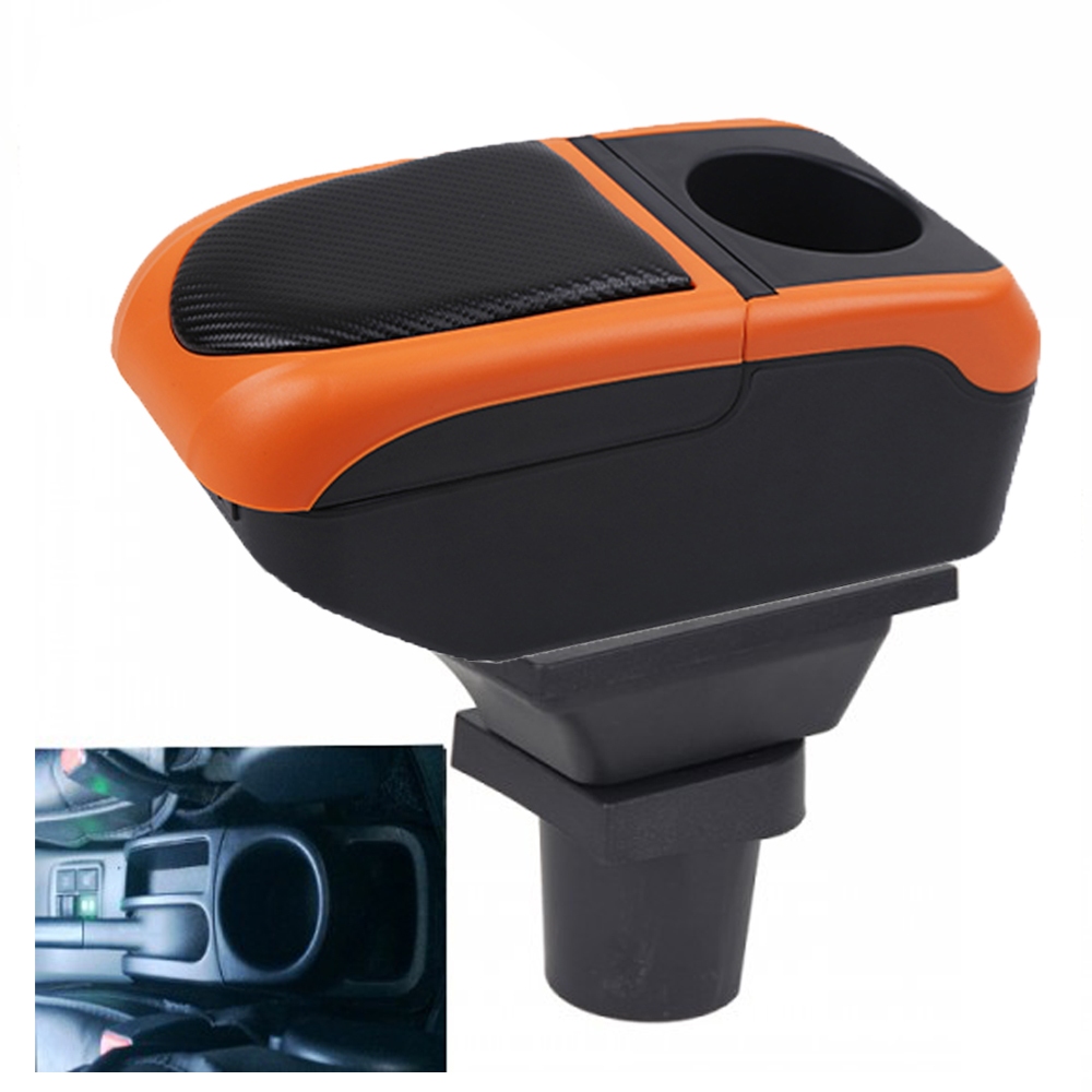 豐田 汽車 Toyota Prius C Aqua ArmRest Box 中控台儲物肘托臂帶手機充電 USB 接口杯架