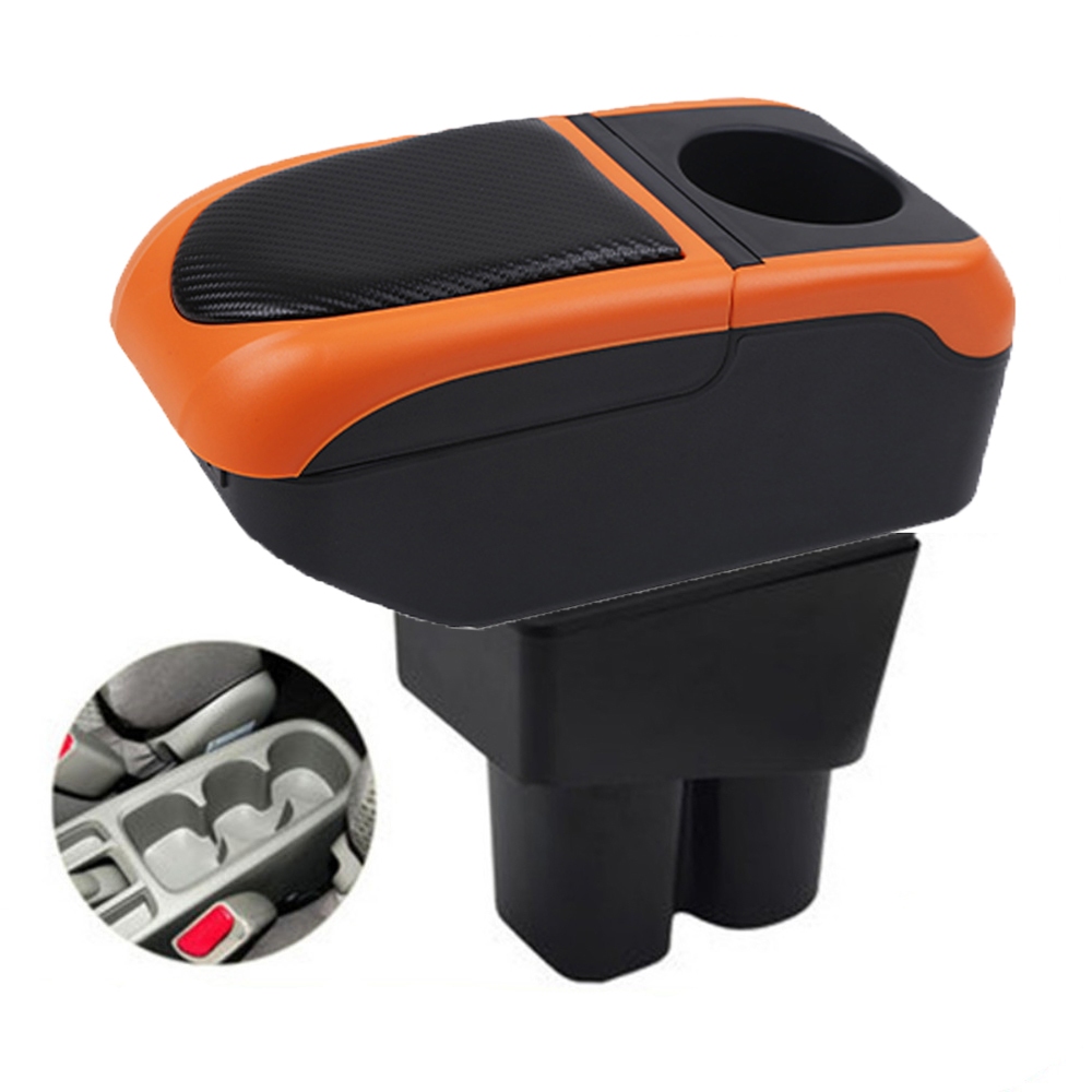 汽車 Honda City 2014 - 2017 ArmRest Box 中控台儲物肘托臂帶手機充電 USB 接口杯架