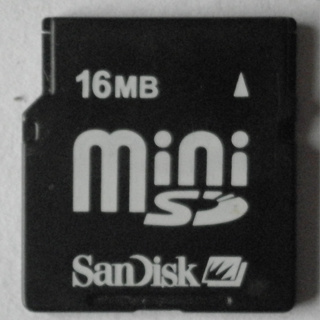 Sandisk(晟碟) 16MB Mini SD 存儲卡