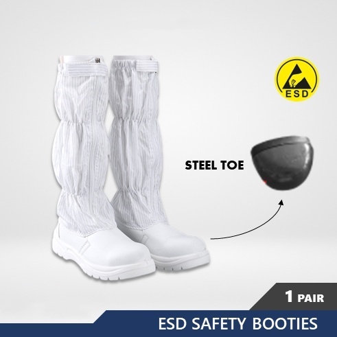 [Uhome]防靜電鞋安全靴防靜電安全鞋無塵車間帶防靜電鞋PU底鋼頭安全靴鞋