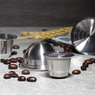 現貨 Nespresso咖啡機適配循環衝煮咖啡膠囊杯 重複使用不鏽咖啡膠囊 SEQP