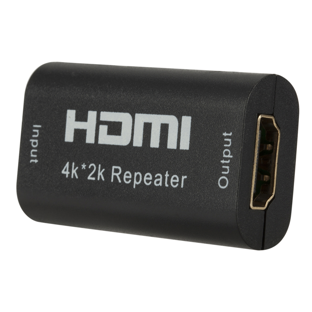 4k x 2K HDMI 延長器中繼器高達 40M V1.4 三維 1080P 高清適配器信號放大器增強器通過信號 HD