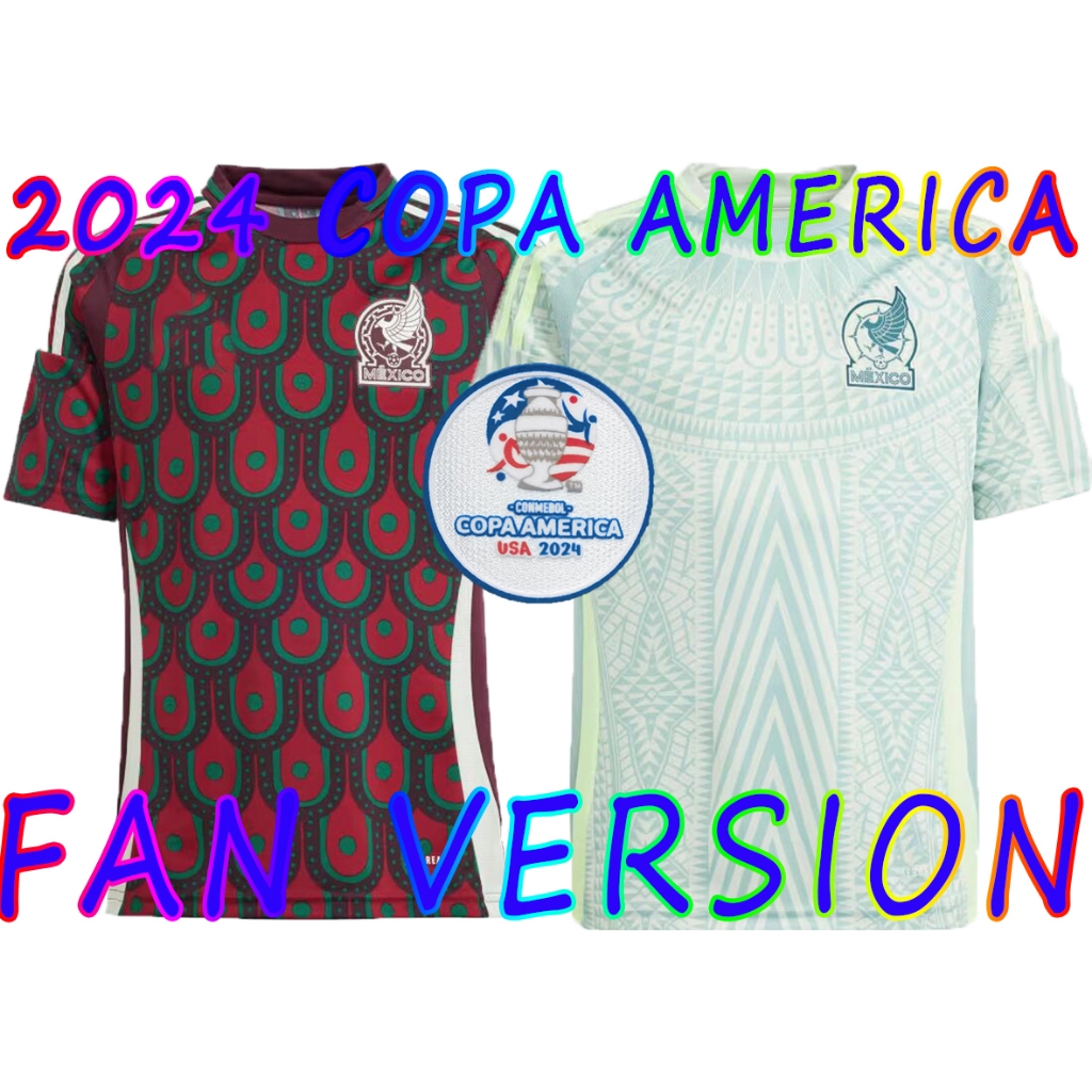 2024 Copa America HOME AND AWAY 墨西哥足球衫