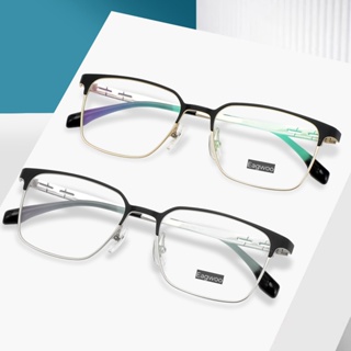 純鈦眼鏡男士光學框架處方眼鏡眼鏡商務風格 145 毫米長鏡腿